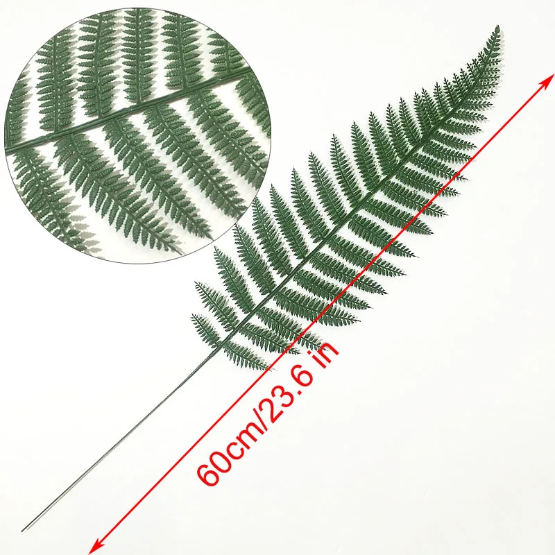Искусственные зеленые Пальмовые Листья 5 шт. имитация тропических растений