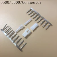 10 sets 5500 5600 air butt connector 3 7mm pitch 1p 2p 3p 4p male female rubber shell terminal connector