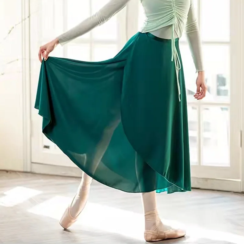 Белая черная зеленая шифоновая танцевальная юбка-пачка для балета атласная