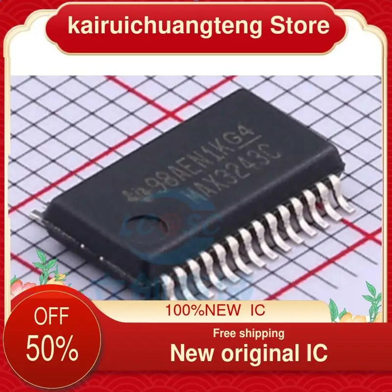 

(1 шт.) MAX3243CDBR SSOP28 MAX3243C новый оригинальный IC
