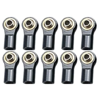 10pcs metal m4 link tie rod end ball joint for 110 rc car axial scx10 ii 90046 90047 trx 4 f350 rc01 d90