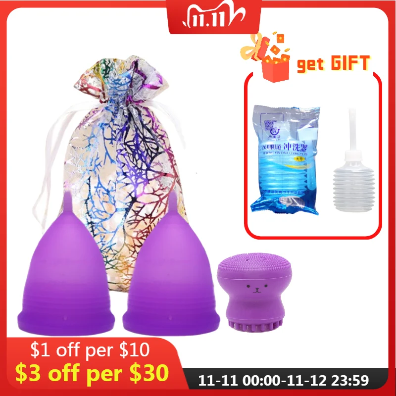 

Menstrual Cup Health Care Copa Menstrual Cup Feminine Hygiene For Women Reusable Lady Cup 100% Medical Grade Silicone Women Cup