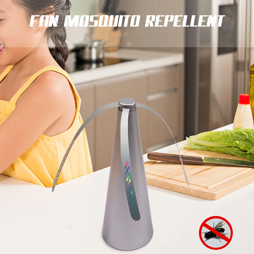 

Mosquitoes Trap Repellent Fan Meal Fruit Protector Three Leaf Flies Bugs Control Household Kitchen Accessories