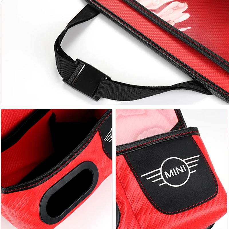 Car Interior Storage Bag Hanging Seat Book Cup Phone Holder For All Mini Cooper F55 F56 F60 R56 R60 Styling Accessories | Автомобили и