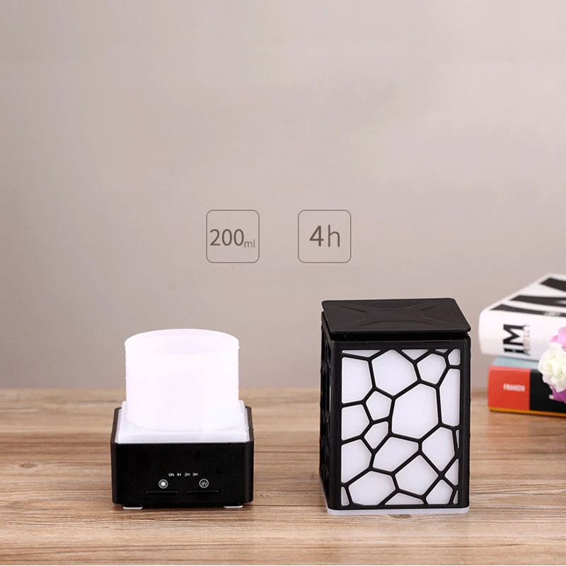 Увлажнитель воздуха ультразвуковой с кубиком для дома 200 мл|Увлажнители воздуха|
