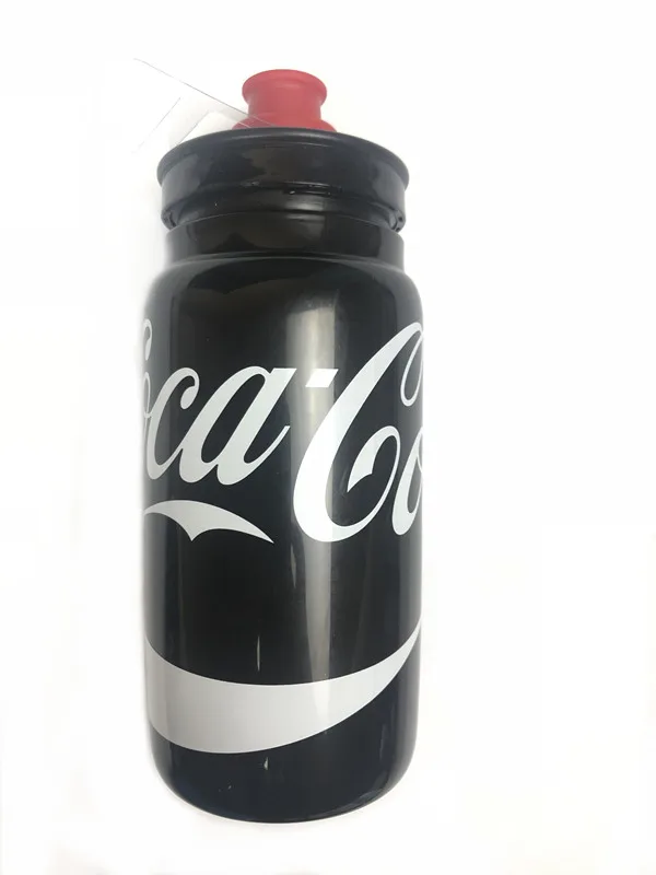 COCA COLA SHIMANO Элитная Летающая бутылка для воды пластиковая 550 мл велосипедная бутылка для воды походная чашка гаррафа чайник Спортивная бутылка - Цвет: COCA COLA