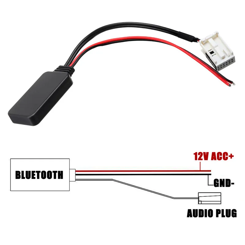 12Pin Bluetooth модуль RD4 беспроводной Радио Стерео AUX IN Aux кабель адаптер + инструмент