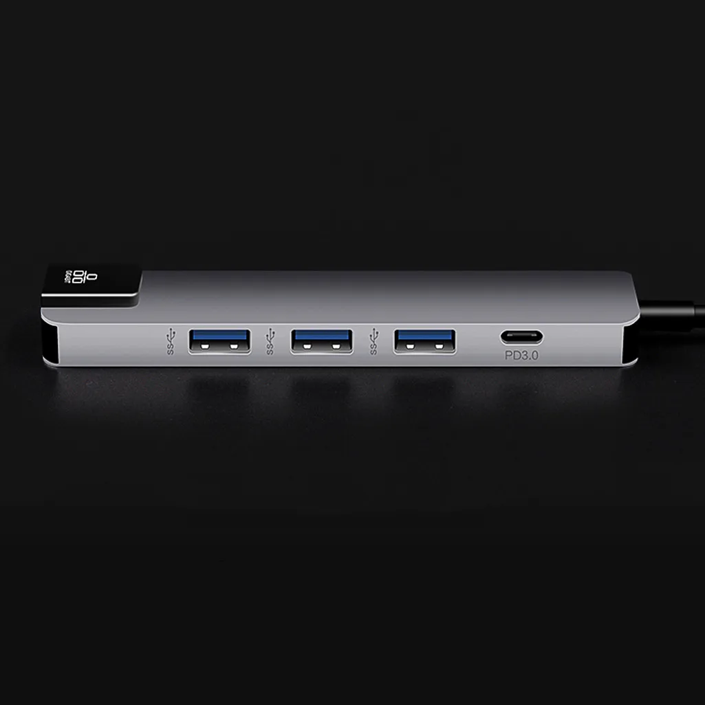 Heat-5in1 Кабель с разъемом USB типа C 4K Hdmi USB C Gigabit Ethernet RJ45 LAN адаптера переменного тока с 10/8/7/Vista Windows, M-переменного тока совместимого с операционной системой SD карта# G1