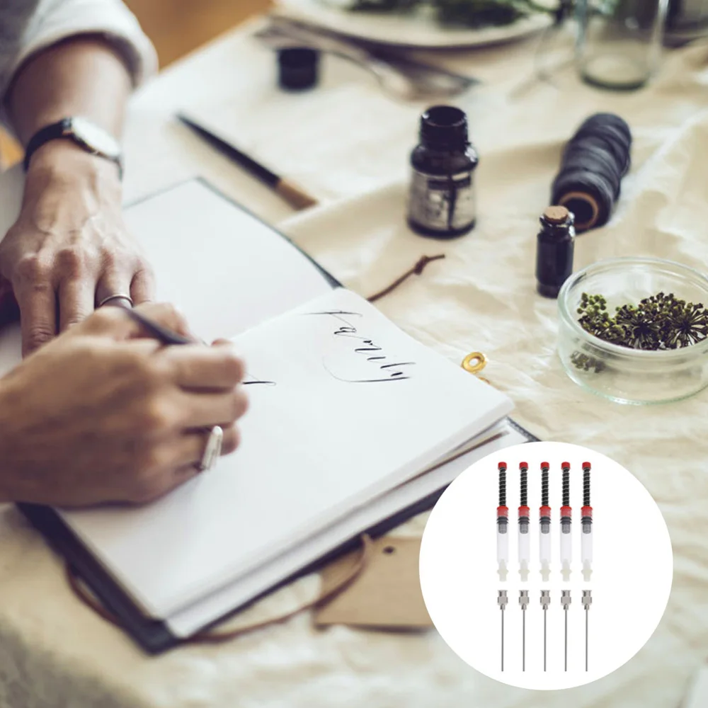 

9pcs Fountain Pen Ink Cartridge Converter Filler Ink Pen Syringe Device