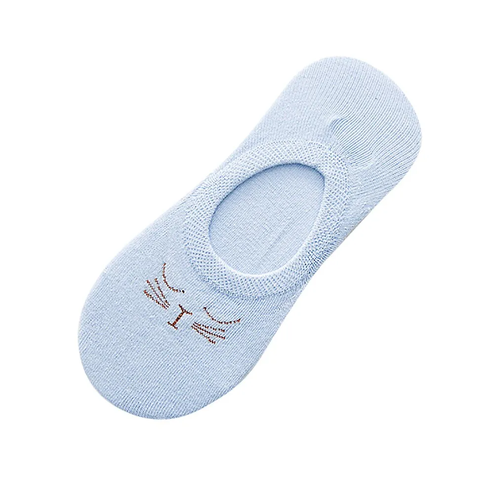 

2019 Women Socks Casual Work Business Cotton Cut Cat Fashion Sock Comfortable Cotton Socks Female Kawaii Summer Short Sock Y724
