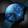 LIGE Womens Watches Top Brand Luxury Waterproof Watch Fashion Ladies Stainless Steel Wristwatch Casual Quartz Clock Reloj Mujer 2
