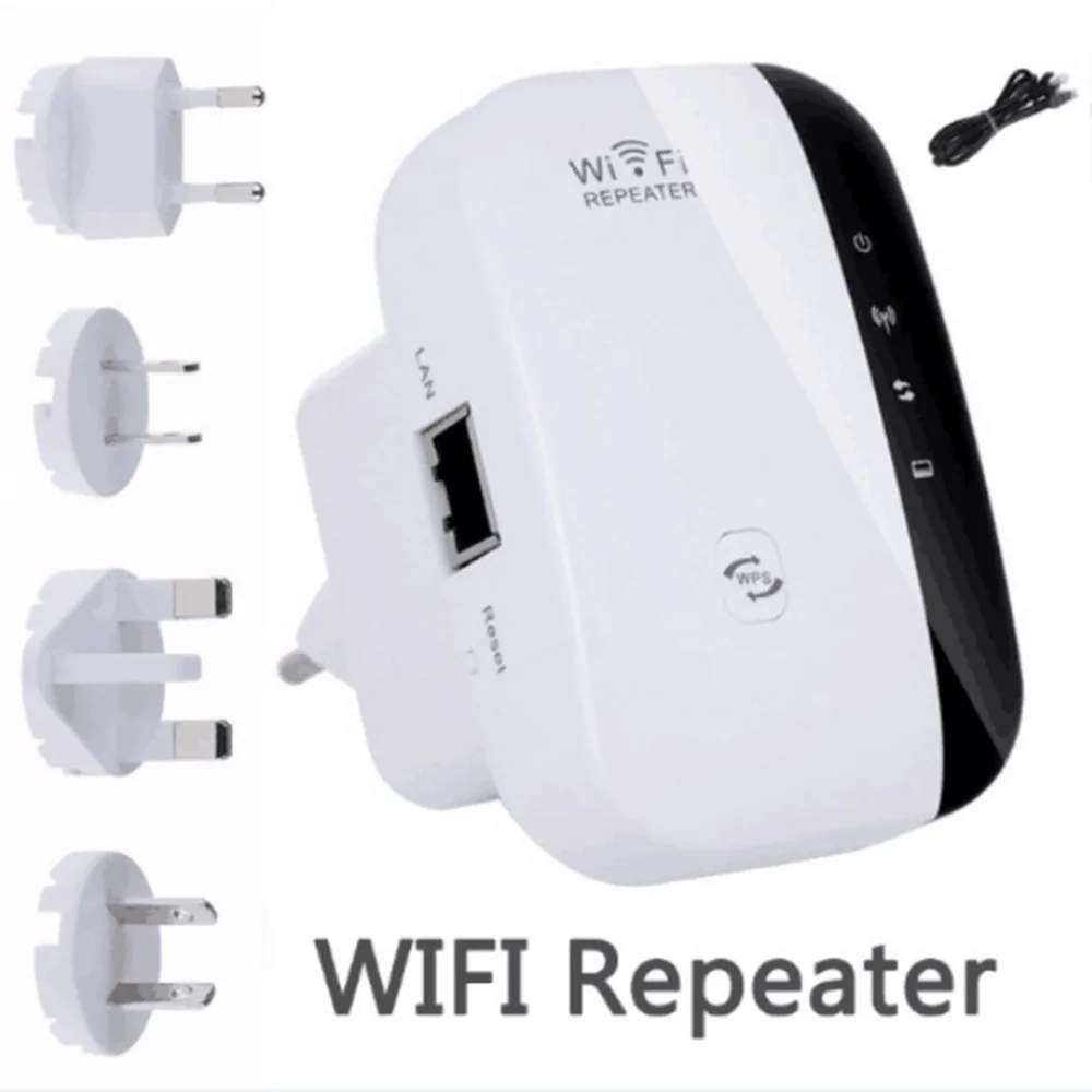 

2.4 GHz Wireless 300Mbps Wi-Fi 802.11 AP Wifi Range Router Repeater Extender Booster Easy for Installation