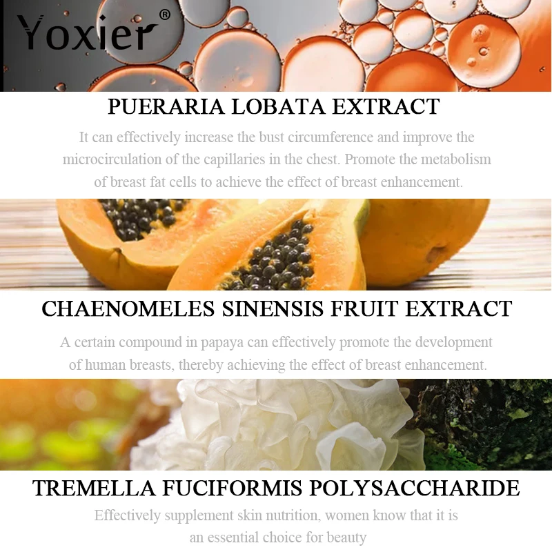 

Breast Enlargement Cream Breast Enhancement Cream Elasticity Chest Growth Bust Firming Lifting Fuller Bust Breast Enhancer 40g