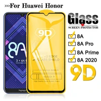 9d full glue tempered glass for honor 8a pro prime 2020 protective glass screen protector for huawei honer honor8a 8 a a8 8apro
