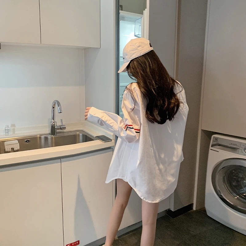 

Кардиган han Однотонный женский, универсальный тонкий облегающий Топ с длинным рукавом, верхняя одежда