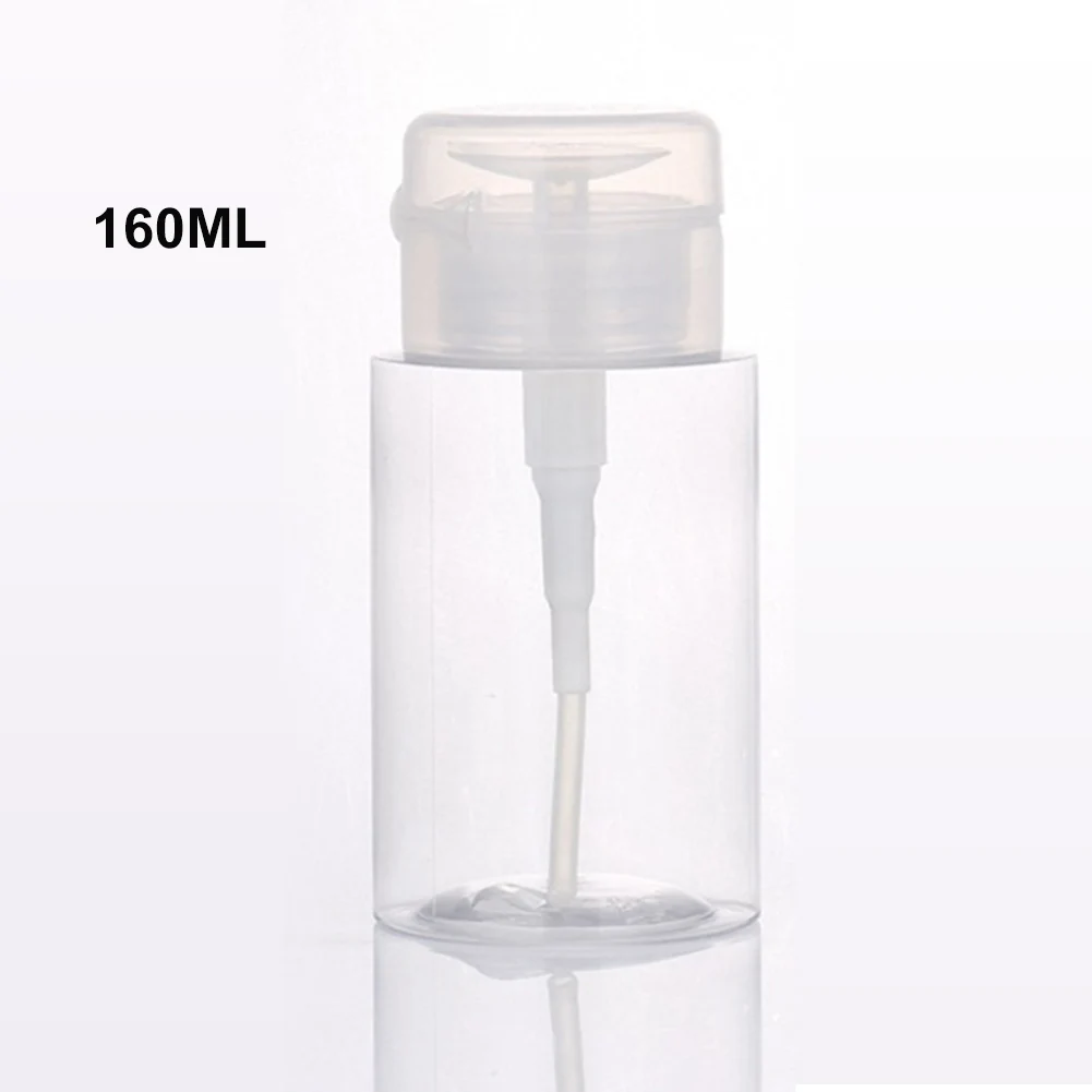 10 шт. 160/300 мл Переносные прозрачные флаконы-дозаторы для средств для снятия макияжа на водной основе, заполняемые водой.