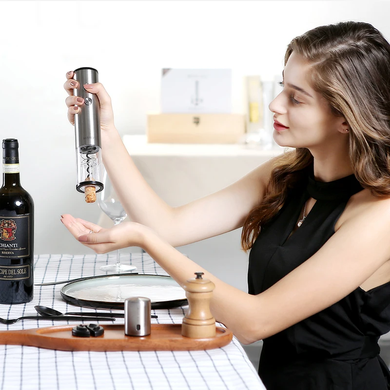 Вин Руж мульти-фон quatre-en-un décapsuleur набор électrique bouteille openeraspirateur mémoire Vin rouge bouch |