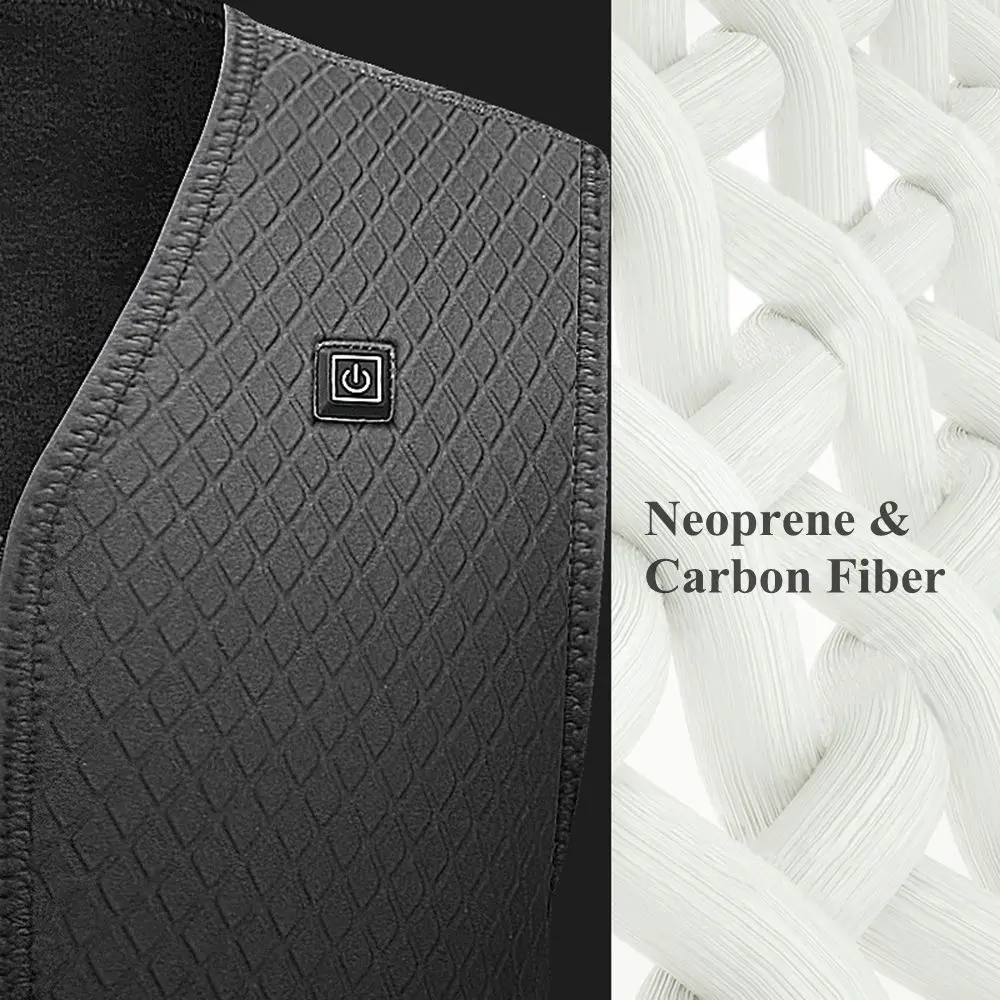 USB Heating Jackets Heated Vest Far Infrared Waterproof Cotton Coat Super Warm Outdoor Camping Hiking Men Sports Winter | Спорт и