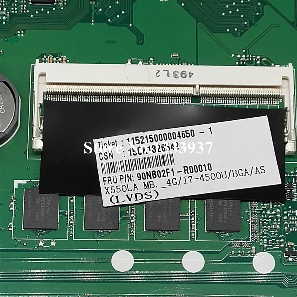 X550LD материнская плата для ноутбука ASUS X550LA X550LC X550LN 2 0 I7-4500U SR16Z | Компьютеры и офис