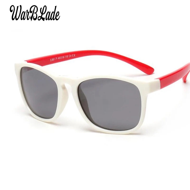 Детские гибкие очки крутые солнцезащитные 100% УФ-защита для мальчиков и девочек