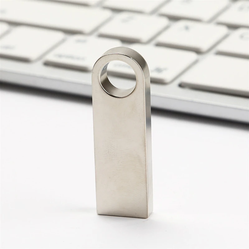 (10pcs Free Custom Logo ) USB Flash Drives 2.0 Mini Usb Metal Pen Key Disk Pendrives Card Memory Stick 8GB/4GB/16GB/32GB | Компьютеры и