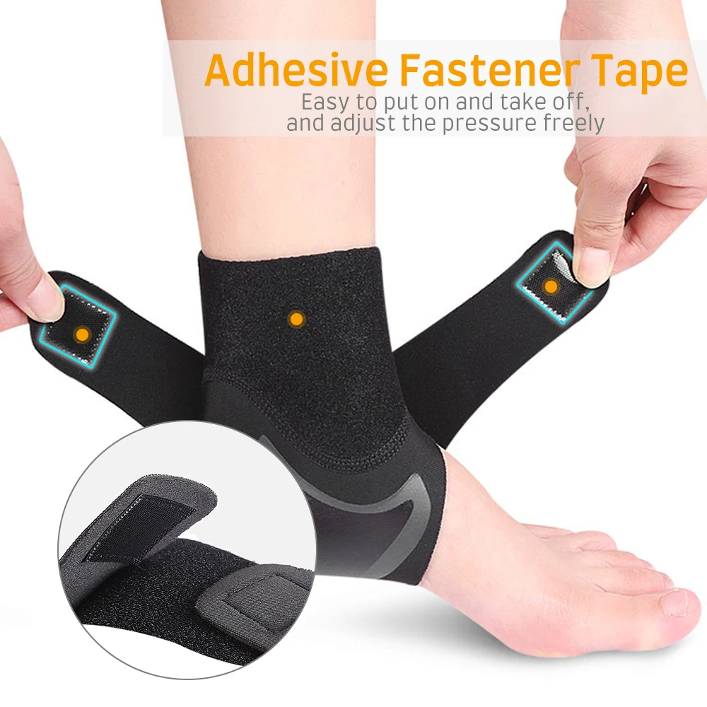 

1 шт., облегченный дышащий регулируемый фиксатор голеностопа для мужчин и женщин