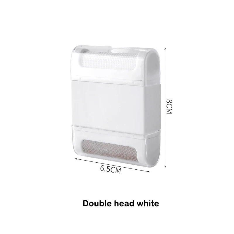 White Double head Прибор для сбора ворса аппарат для удаления катышков Fuzz машина для резки гранул портативная машинка для стрижки катышков триммер для одежды инструменты для стирки U3 - Цвет: White Double head