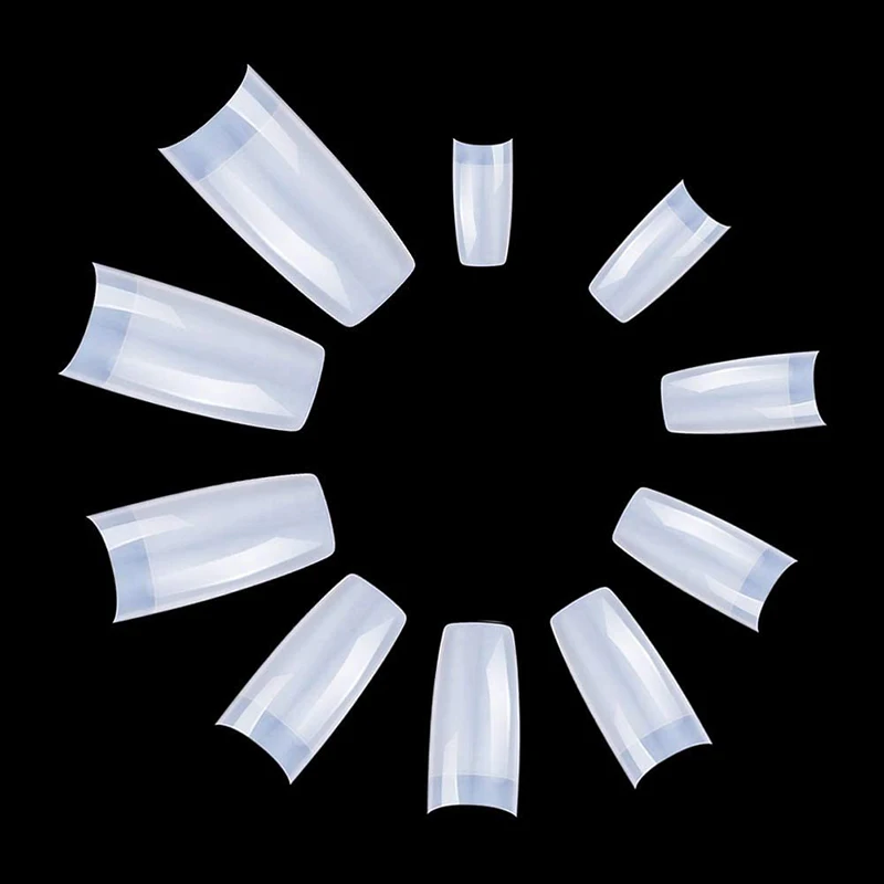 Накладные ногти 500 шт. из натуральной коробки для французского маникюра броня