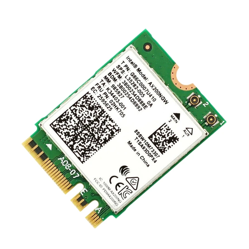 Двухдиапазонная Беспроводная AX200NGW 2 4 Гбит/с 802.11Ax Intel AX200 WiFi карта Bluetooth 5 0 для Windows