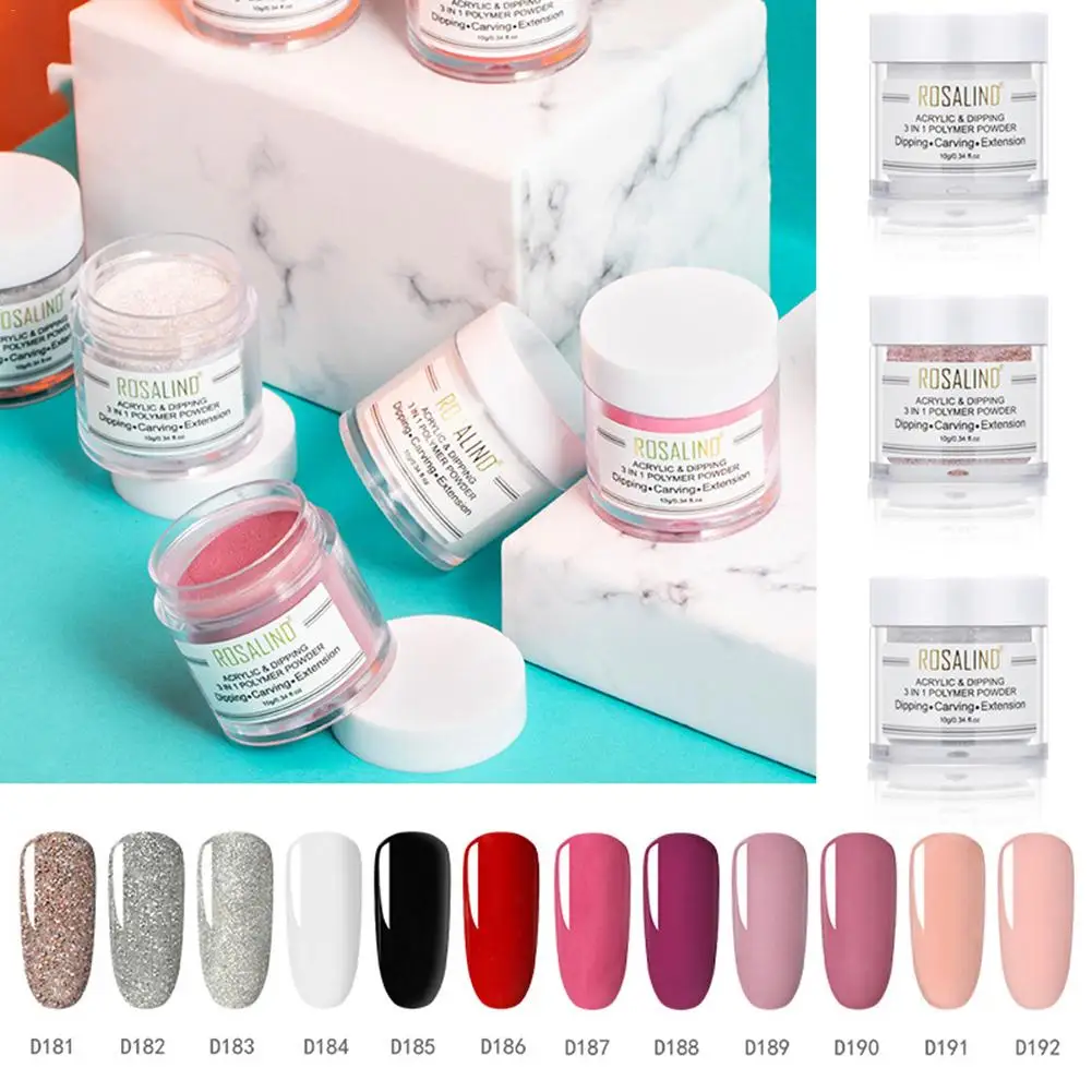 

Dipping Powder Kit Dip Powder Kit Dipping Nail Powder Acrylic Nail Powder Set Nail Art for Daily Nails Care