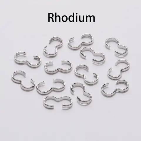 Золотые соединители для бижутерии AGCFABS 100 шт