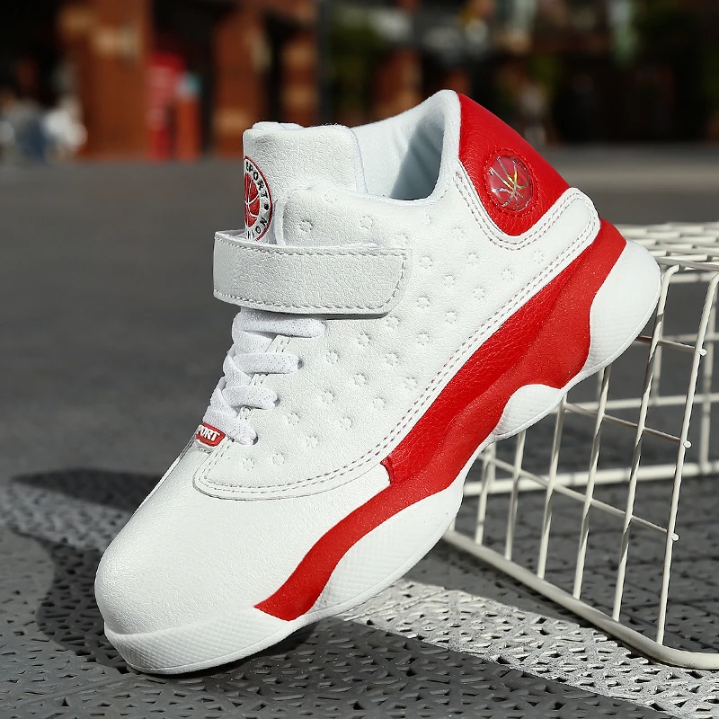 

Autumn New Fashion Sneakers High Top Wearable Children Sport Shoes Brand Anti-Slip Soft Sole Boy Student School Trainers