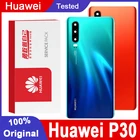 100% оригинальный задний корпус для Huawei P30 задняя крышка батарейный отсек стекло с объективом камеры для Huawei P30 задняя крышка