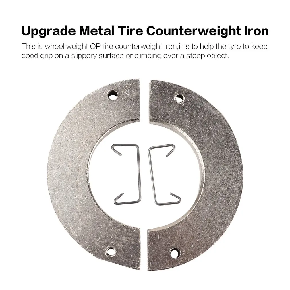 Обновление металлическое колесо Вес OP шин счетчик Утюг для WPL &amp MN общего