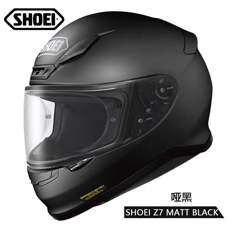 Мотоциклетный шлем Z7 на все лицо матовый черный для езды мотоцикле и гоночном