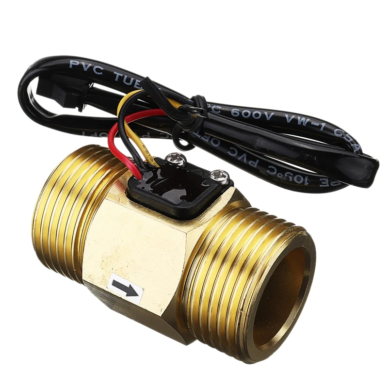 GTBL Dc5V G1 Dn25 медный датчик расхода воды эффект Холла импульсный выход 4-45л/мин реле