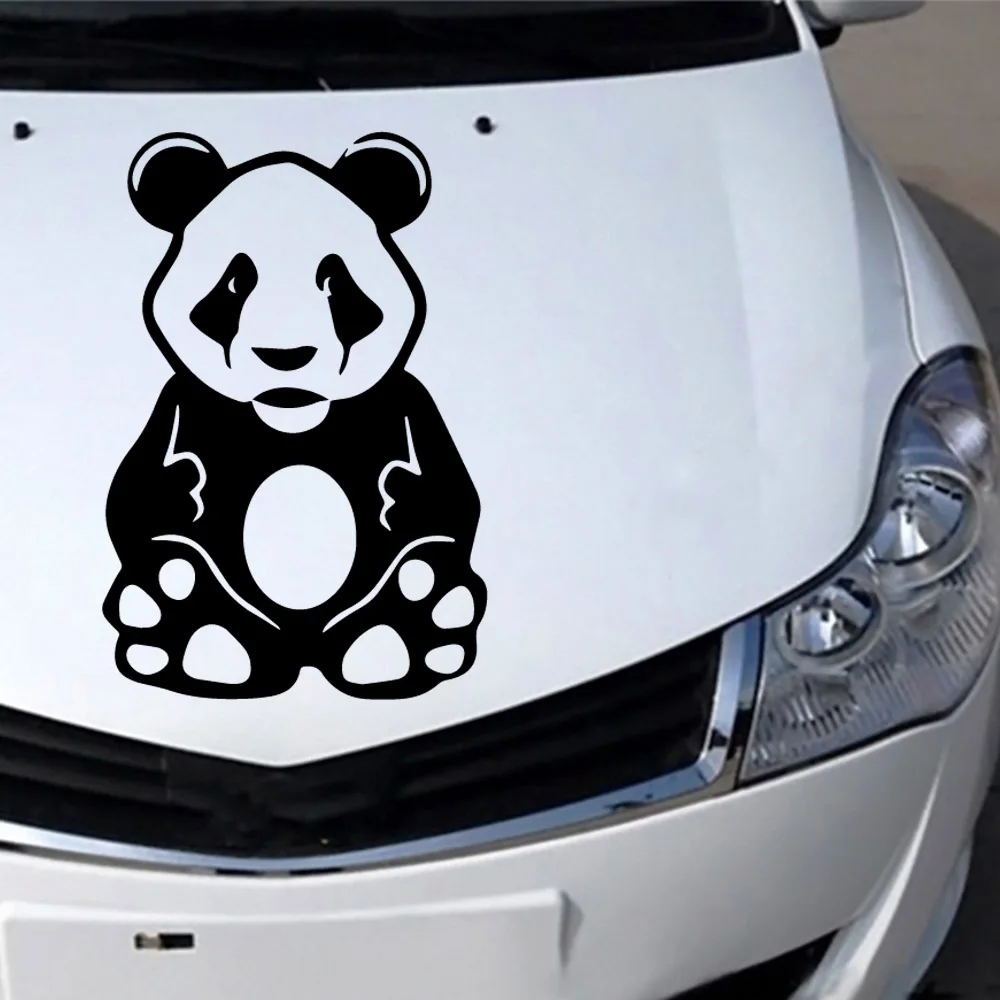 

Free shipping Panda Auto Sticker Hood Tailgate Side Window Decal Car Sticker Decoration Sweet Auto Sticker