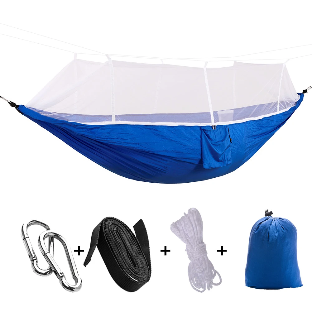 

Anti UV Awning Tents Outdoor Sunshelter Camping Hammock with Mosquito Net Outdoor Backyard Sleeping Swing Chair Bed Kit