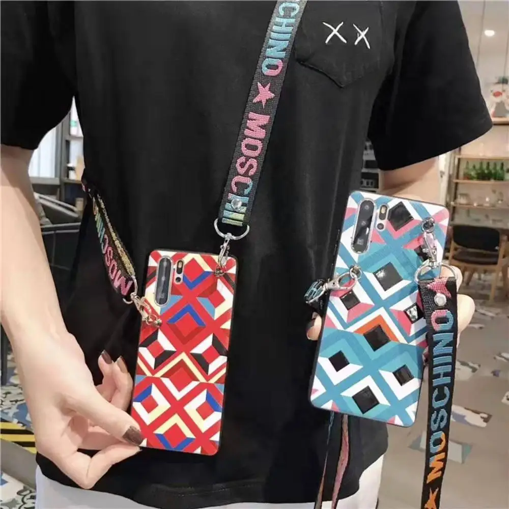 Твердый чехол с решетчатым ремешком для samsung Galaxy Note 8 9 10 Pro Note8 Note9 Note10 J530 J730 новинка