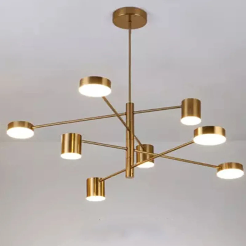 Художественная креативная Люстра для гостиной Современная Подвесная лампа в