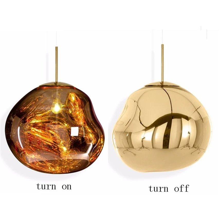 

Nordic Glass Design LED Pendant Lighting Bar Restaurant Pendant Lamp Couture living room Fixtures Lava Color Glass Hanging Lamp