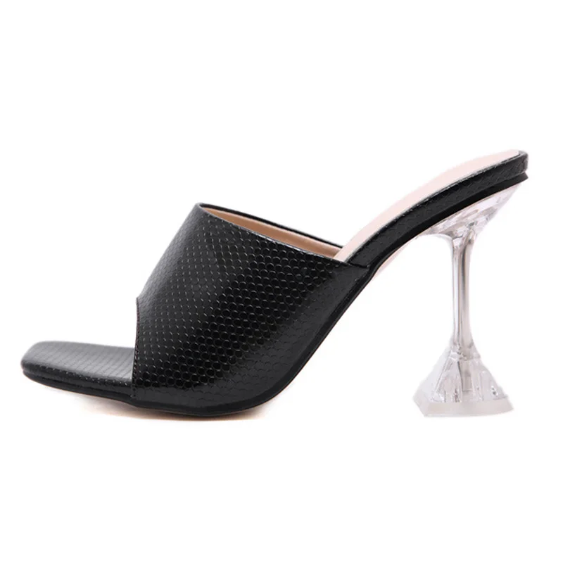 На высоком каблуке Женские туфли на лодочки сандалии Snake женская летняя обувь