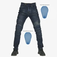 jeans casual knee pads motorcycle pants denim blue pants motorcycle advanced black jeans army green casual pants