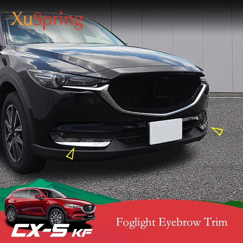 Для 2017-2021 Mazda CX-5 CX5 K F фонарь передней фары автомобиля Накладка для бровей