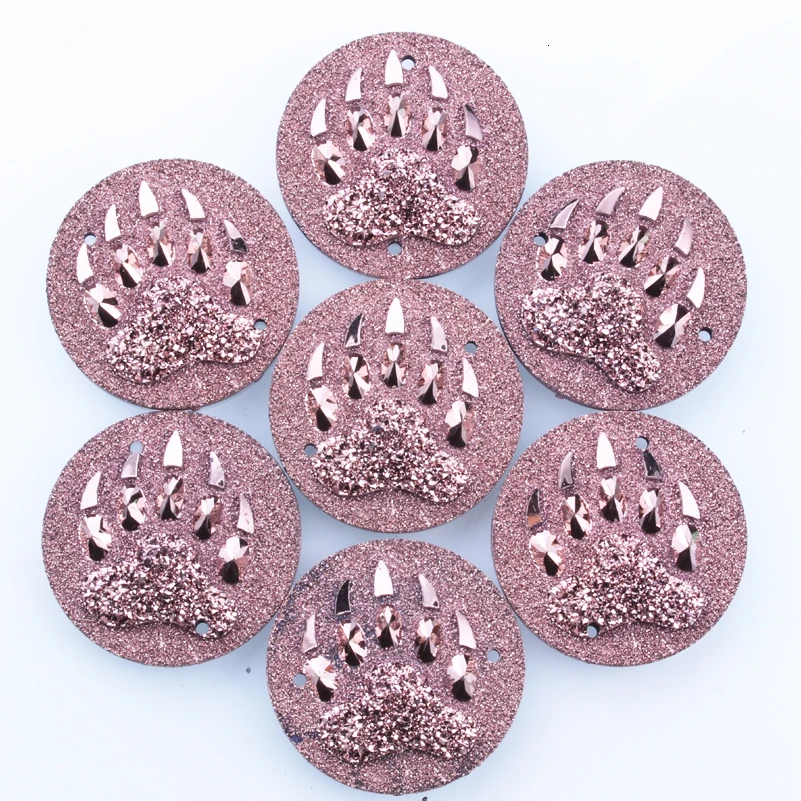 Nativemade 25 мм Taidian с плоской задней частью полимерные Cabs beadearrкольца Beadart цвета