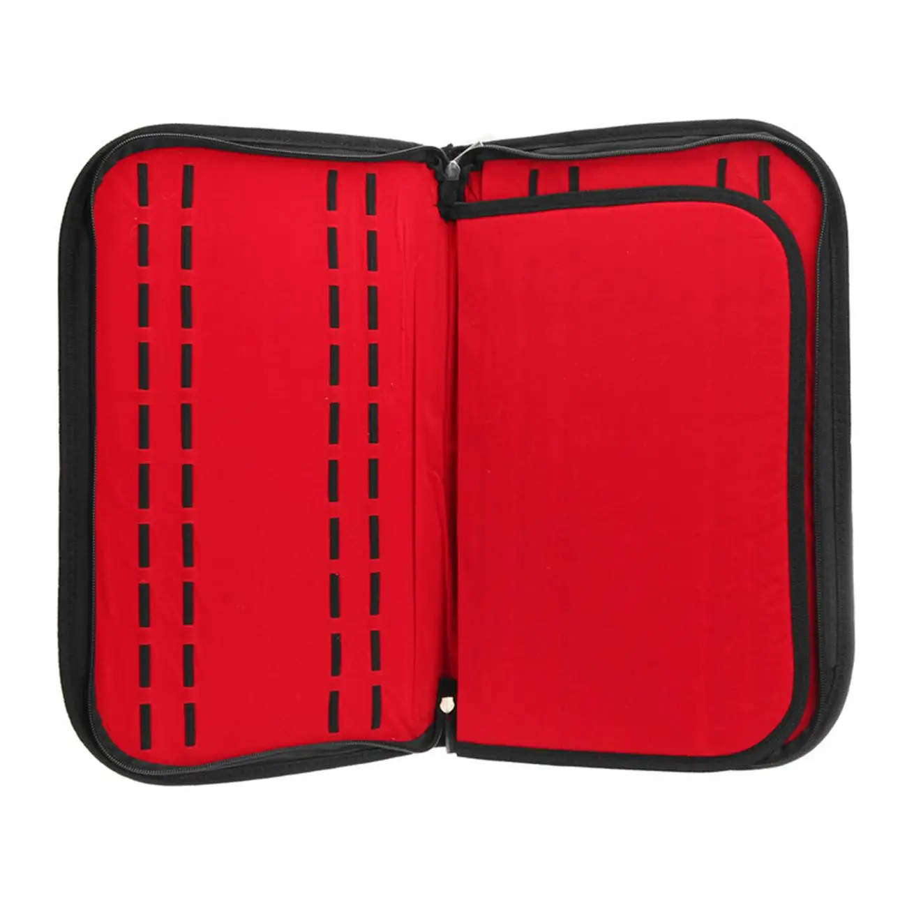 20 слотов для карт/сетки кожаным ремешком чехол с застежкой молнией бархат