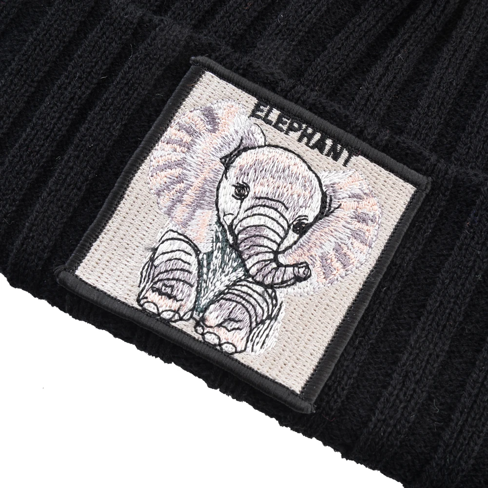 Уличная одежда шапочки мужские вязаные шерстяные шапки с вышивкой модные хип-хоп