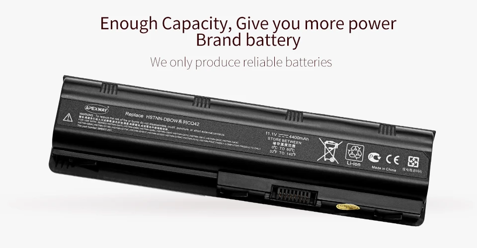 Apexway 6 ячеек Батарея для hp pavilion g6 Батарея G4 G6 G7 G62 G62T G72 MU06 HSTNN-UBOW Presario CQ42 CQ56 CQ62