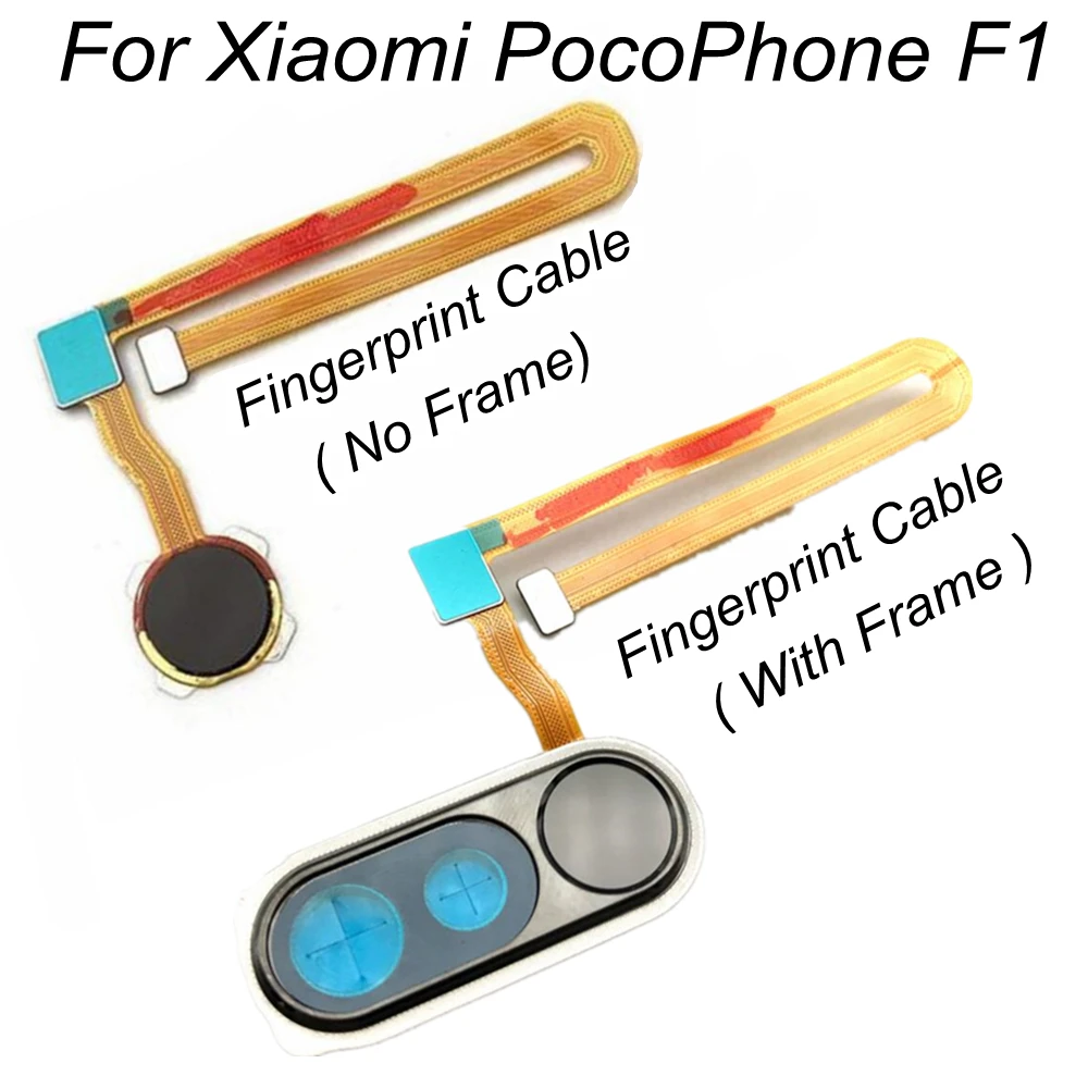 

For Xiaomi PocoPhone F1 Repair Fingerprint Scanner Home Button Fingerprint Menu Return Key Recognition Sensor Flex Cable