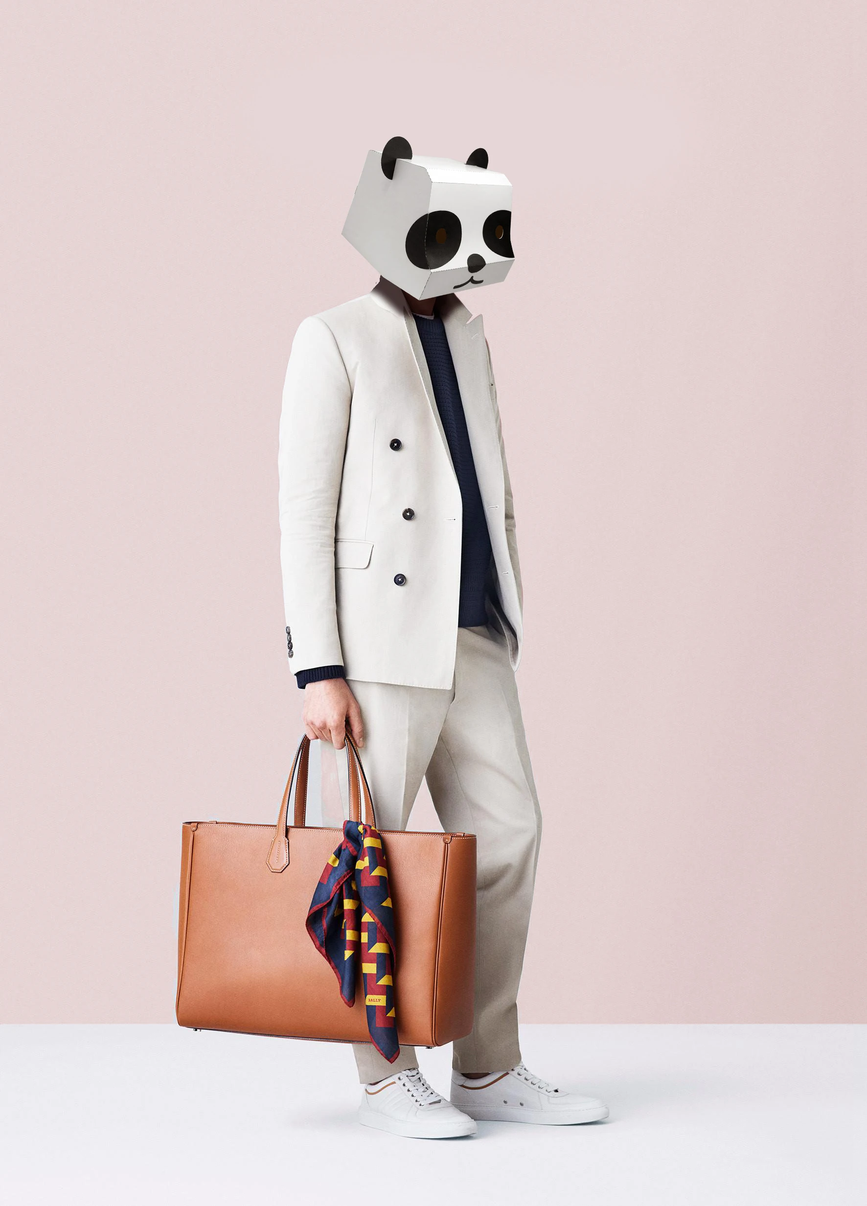 Kids Children Toy Paper Mask 3d Panda Costume Cosplay DIY Paper Craft Model Mask Christmas Halloween Prom Party Gift